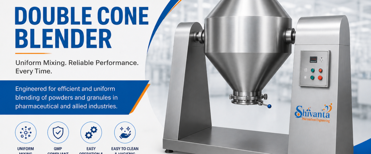 Double Cone Blender Manufacturer in Vadodara