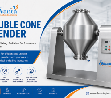 Double Cone Blender Manufacturer in Vadodara