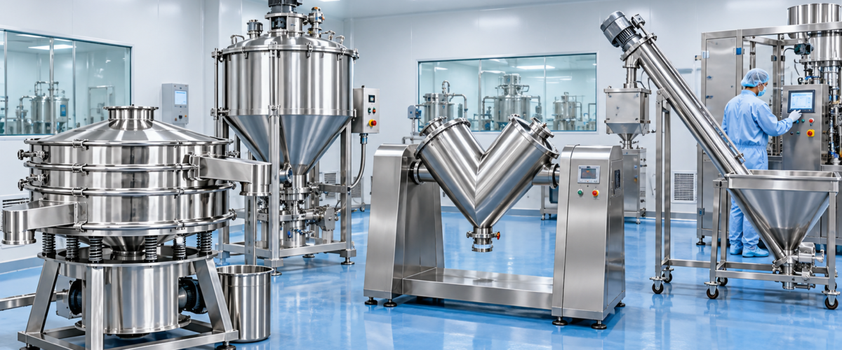Pharmaceutical machinery manufacturer in India for pharmaceutical processing equipment