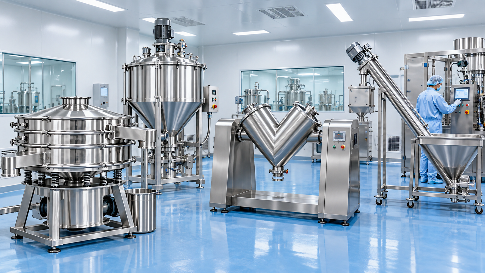Pharmaceutical machinery manufacturer in India for pharmaceutical processing equipment