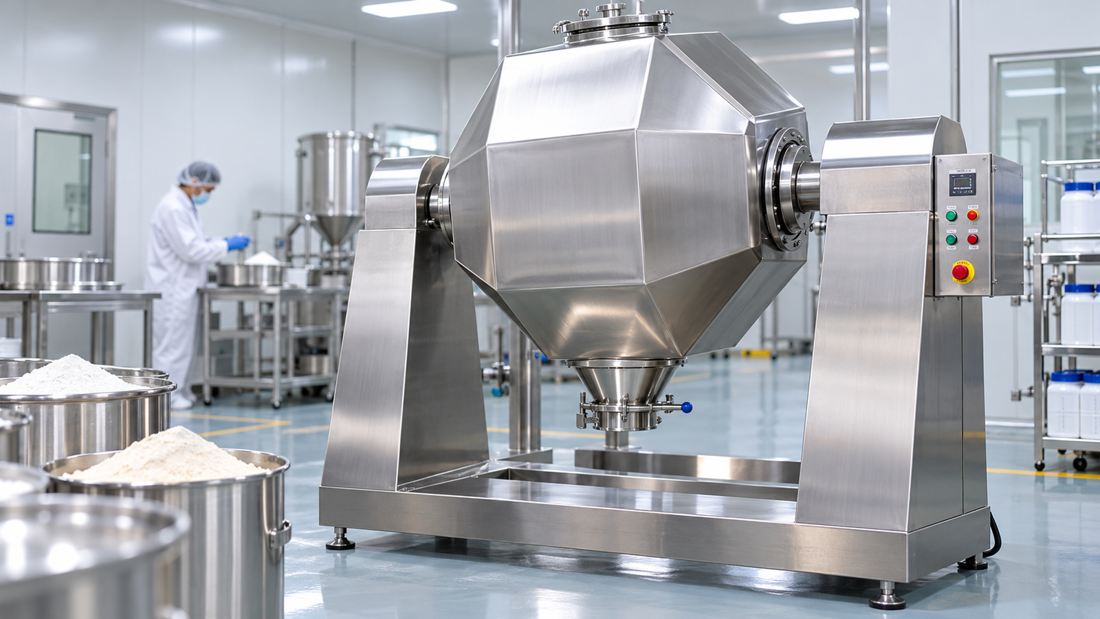 Octagonal Blender Manufacturer for Pharmaceutical and Powder Processing