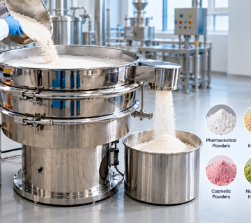 Vibro Sifter Manufacturer for pharmaceutical powder screening