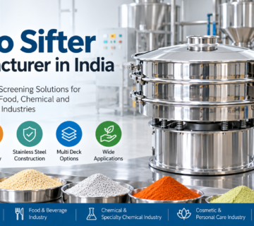 Industrial stainless steel vibro sifter machine for pharmaceutical powder screening Copy Alt Text